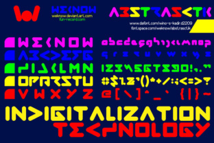 Abstrasctik: A Futuristic Font with Vintage Video Game Charm