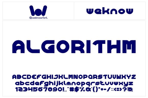 Algorithm: The Display Typeface for Bold Statements