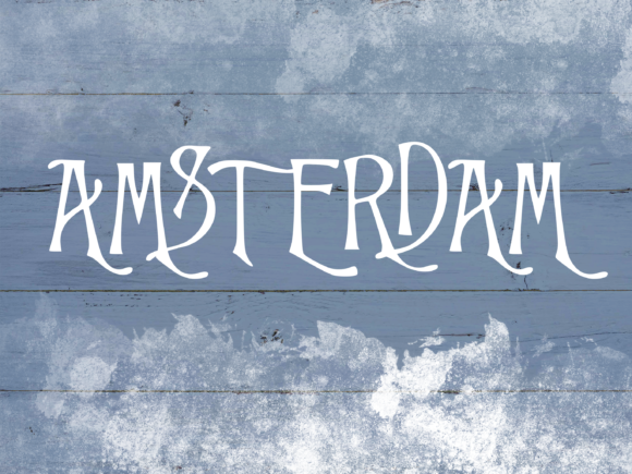 Amsterdam: The Vintage Display Font with Timeless Character