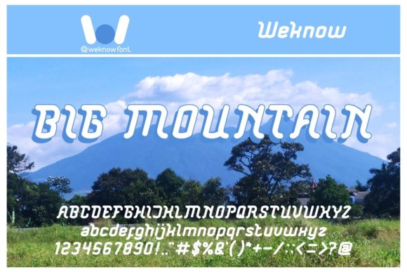 Big Mountain: A Display Font That Commands Attention