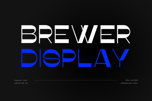 Brewer Display: The Retro Cool Font for Modern Brands