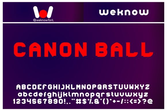 Canon Ball: A Display Font with Bold Visual Impact