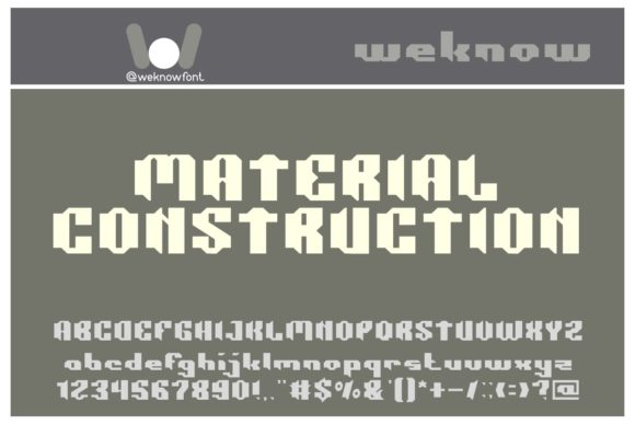 Construction: Bold Display Font for Modern Designers