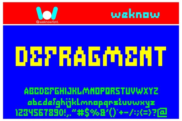 Defragment: The Pixel-Perfect Font for Digital Aesthetics