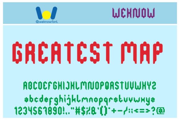 Greatest Map: A Display Font with Architectural Flair