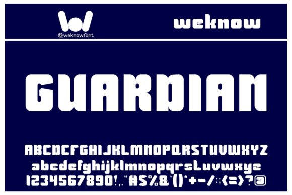 Guardian: The Bold Brush Display Font for Modern Brands