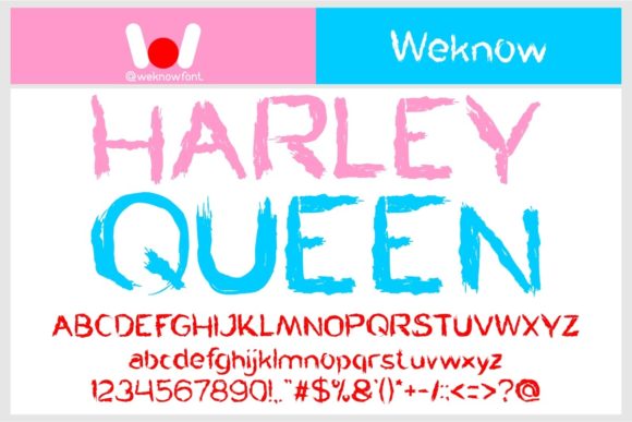 Harley Queen: A Display Typeface for Bold Visual Impact
