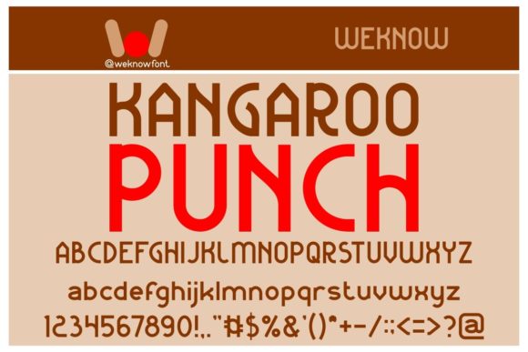 Kangaroo Punch: A Bold Typeface for Maximum Impact