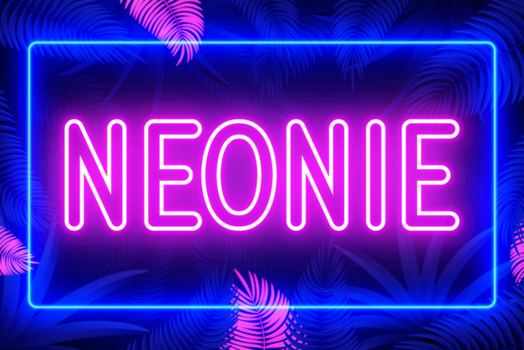 Neonie: A Modern Typeface for Bold Visuals