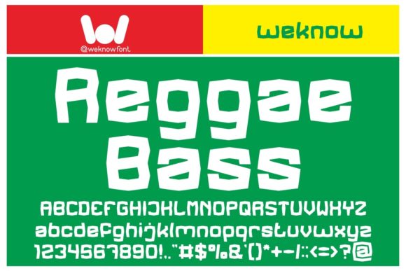 Reggae Bass: The Creative Font for Bold Branding