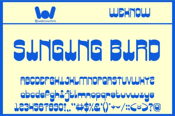 Singing Bird: A Creative Font That Brings Projects to Life