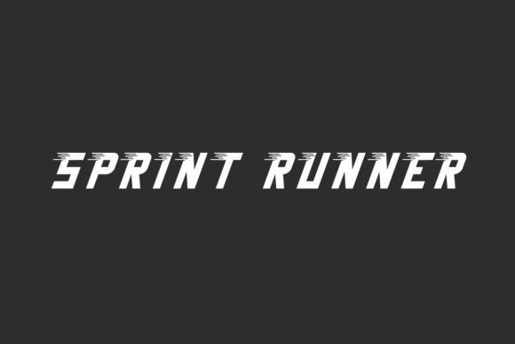 Sprint Runner: The Display Font with Built-In Velocity