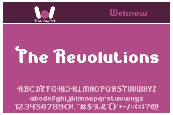 The Revolutions: A Creative Font for Modern Brands