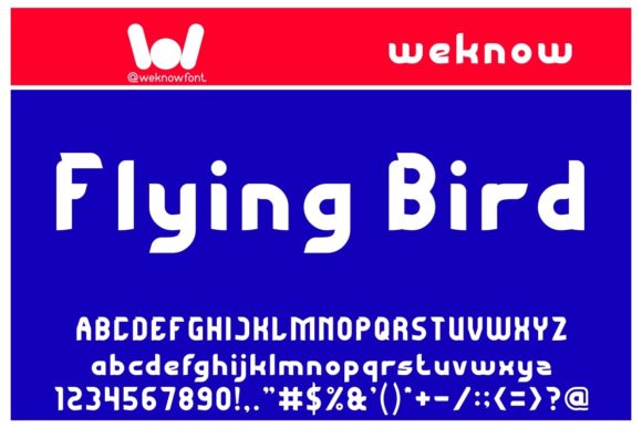 Why Flying Bird Might Be Your Next Go-To Display Font